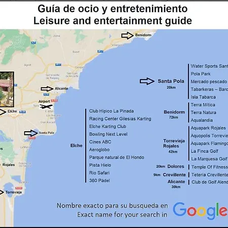 Holiday home Alicante Ideal Familias Piscina Barbacoa
